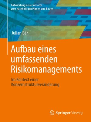 cover image of Aufbau eines umfassenden Risikomanagements